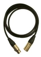 Кабель микрофонный GS-PRO XLR3F-XLR3M (Black) 6м, балансный