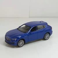 Металлическая машинка 1:34-1:39 MASERATI LEVANTE 43739D, синий Welly