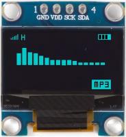 Дисплей GSMIN OLED 0.96 128x64, SPI, 7Pin (Синий)