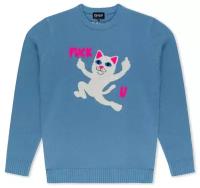 Свитер RIPNDIP F U Knit Sweater Periwinkle