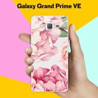 Силиконовый чехол на Samsung Galaxy Grand Prime VE Пионы / для Самсунг Галакси Гранд Прайм ВЕ Дуос