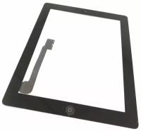 Сенсорное стекло для iPad 3, iPad 4 Черный