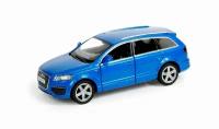 Машина металлическая RMZ City серия 1:32 Audi Q7 V12, инерционный механизм, двери открываются, синий цвет