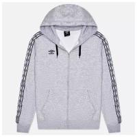 Мужская толстовка Umbro FW Taped Zip Hoodie серый, Размер XXL