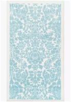 Коврик 80 на 140 см для ванной, голубой Confetti Bath Bella Stencil 01 Ancient Blue