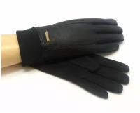 Перчатки, демисезон/зима, подкладка, утепленные, размер универсальный, черный
