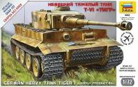 Сборная модель ZVEZDA Танк Тигр 1:72 (сборка) 5002з