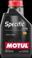 MOTUL Масло Моторное 5W30 Motul 1Л Синтетика Specific Rn 0720 С4/А3/В4