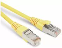 Патч-корд Hyperline PC-LPM-STP-RJ45-RJ45-C5e-1.5M-LSZH-YL F/UTP, экранированный, Cat.5е (100% Fluke Component Tested), LSZH, 1.5 м, желтый