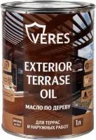 Масло для дерева Veres Exterior Terrase Oil, 1 л, сосна