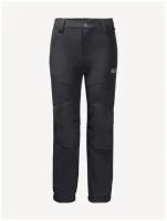 Спортивные брюки Jack Wolfskin размер 128, black