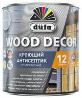 Антисептик Dufa Wood Decor кроющий декоративный для дерева пепельно-серый 0,9 л
