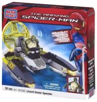 Конструктор Mega Bloks Spider-Man 91338 Коллекторный спидер Ящера