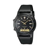 Наручные часы CASIO Collection AW-49HE-1A, черный, коричневый