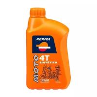 Синтетическое моторное масло Repsol Moto Sintetico 4T 10W40, 1 л, 1 кг, 1 шт