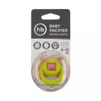 Пустышка силиконовая анатомическая Happy Baby Baby Pacifier 0-12 м