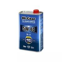 Синтетическое моторное масло Hi-Gear 5W-40 SN/CF, 1 л