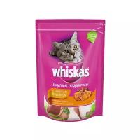 Корм сухой для кошек WHISKAS Вкусные подушечки с нежным паштетом, Аппетитное ассорти с курицей и индейкой, 800г