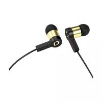 Проводные наушники Accutone Gemini, black/gold