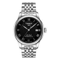 Швейцарские механические часы с автопозаводом Tissot Le Locle Powermatic 80 T006.407.11.053.00 на стальном браслете, с водозащитой 3 бара и международной гарантией от производителя