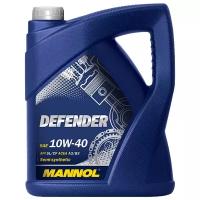 Полусинтетическое моторное масло Mannol Defender 10W-40, 5 л