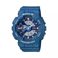 Наручные часы CASIO Baby-G BA-110DC-2A2, синий, серый