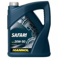 Минеральное моторное масло Mannol Safari 20W-50, 5 л