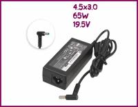 Блок питания для ноутбука HP Pavilion 19.5V, 3.33A, 65W 4.5x3 с иглой / зарядка для ноута HP / 14 / 15 / 17 Series / ProBook G3 / G4 / 650 G2 / G1