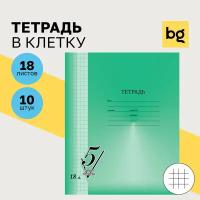 Тетрадь 18л., клетка BG 