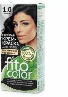 Стойкая крем-краска для волос Fitocolor, тон черный, 115 мл 1456042