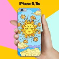 Силиконовый чехол на Apple iPhone 6/6s Солнце / для Эпл Айфон 6/6с