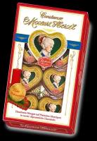 Подарочный набор Reber Mozart Шоколадные конфеты из горького и молочного шоколада, 80 г