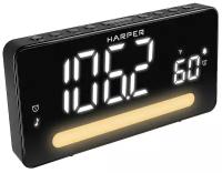 Радиобудильник Harper HCLK-5030 black - white led