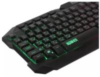 Комплект клавиатура и мышь Qumo Mystic K58/M76 проводная мембранная 3200 dpi USB чёрный