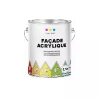 Краска акриловая VINCENT Facade Acrylique матовая белый 2.25 л