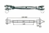 Талреп со стопорн. болт М10 220-300 мм