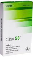 Контактные линзы Clearlab Clear 58, 14 мм, 6 шт