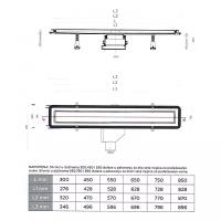 Лоток для душа PESTAN Confluo Premium Line 300 13000290