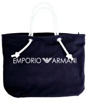 Шопер на молнии с логотипом Emporio Armani