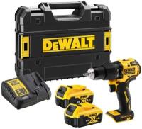 Аккумуляторная ударная дрель DEWALT DCD709M2T, 18В, 4 Ач