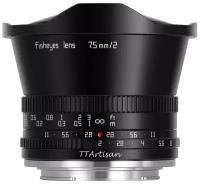 Объектив TTartisan 7.5 мм F2.0 APS-C для m4/3