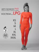 Набор: LPG костюм для LPG массажа, оранжевый, размер S, 44-46, 120 den LPG комбинезон лпж костюм