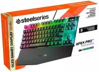 Игровая клавиатура SteelSeries Apex Pro TKL чёрная