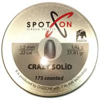 Пули SPOTON Crazy Solid 5,5мм 1.42г (175 шт)