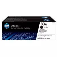 Картридж HP 83A CF283AD черный x2уп, для HP LJ Pro M125nw/M127fw, 3000стр