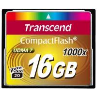 Карта памяти Compact Flash Card 16GB Transcend 1000x TS16GCF1000