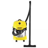 Хозяйственный пылесос KARCHER WD 4 Premium, 1000 Вт, серебристый/желтый