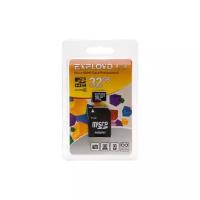 Карта памяти Exployd microSDHC 32Gb, Class10, с адаптером