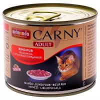 Влажный корм для кошек Animonda Carny, беззерновой, с говядиной (фарш)
