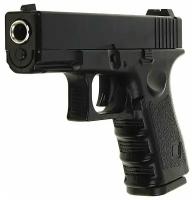 Пистолет пневматический металлический для Страйкбола Galaxy G.15. Пистолет Glock 17. Упаковка 400 пуль в комплекте